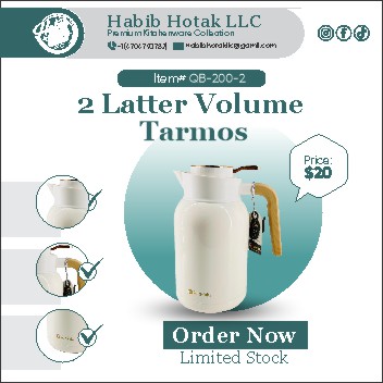 2 Litre Volume  Thermos