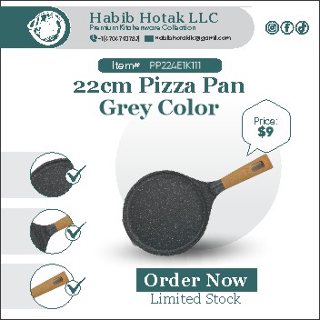 22cm Pizza Pan Grey Color